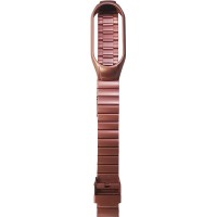 Браслет Rumi Snake металлический для Xiaomi Smart Band 8 (розовое золото)