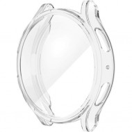 Чехол Rumi для Samsung Galaxy Watch4/5/6 44mm прозрачный (силикон)