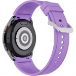 Силиконовый ремешок Rumi Classic для Galaxy Watch4 / 5 / 6 (20 мм, фиолетовый)