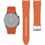 Силиконовый ремешок Rumi Classic для Galaxy Watch4 / 5 / 6 (20 мм, оранжевый)
