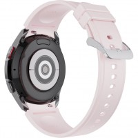 Силиконовый ремешок Rumi Classic для Galaxy Watch4 / 5 / 6 (20 мм, розовый)