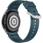 Силиконовый ремешок Rumi Classic для Galaxy Watch4 / 5 / 6 (20 мм, лесной зеленый)