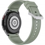 Силиконовый ремешок Rumi Classic для Galaxy Watch4 / 5 / 6 (20 мм, шалфейно-зеленый)
