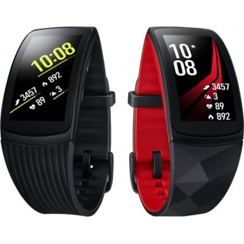 Фитнес-браслет Samsung Gear Fit2 Pro Красный цвет, длинный ремешок