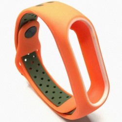 Спортивный ремешок для Xiaomi Mi Band 2 Оранжевый