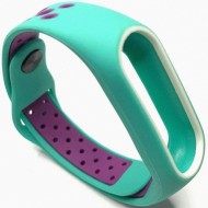 Спортивный ремешок для Xiaomi Mi Band 2 Бирюзовый