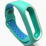 Спортивный ремешок для Xiaomi Mi Band 2 Бирюзовый