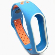 Спортивный ремешок для Xiaomi Mi Band 2 Голубой