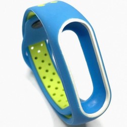 Спортивный ремешок для Xiaomi Mi Band 2 Голубой