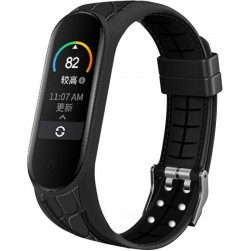 Ремешок Bamboo для Xiaomi Mi Band 5 / 6 (Черный)