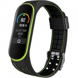 Ремешок Bamboo для Xiaomi Mi Band 5 / 6 (Салатовый)