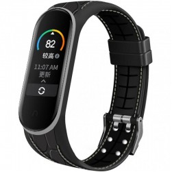 Ремешок Bamboo для Xiaomi Mi Band 5 / 6 (Серый)