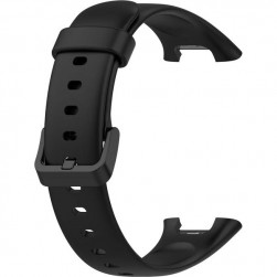 Ремешок Rumi силиконовый для Xiaomi Mi Smart Band 7 Pro (черный)
