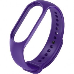 Ремешок Rumi силиконовый для Xiaomi Mi Smart Band 7 (фиолетовый)