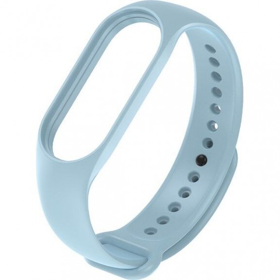 Ремешок Rumi силиконовый для Xiaomi Mi Smart Band 7 (светло-голубой)