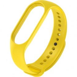 Ремешок Rumi силиконовый для Xiaomi Mi Smart Band 7 (желтый)