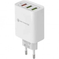 Сетевое зарядное Rexant USBx3 3A + 1A + 1A (белый)